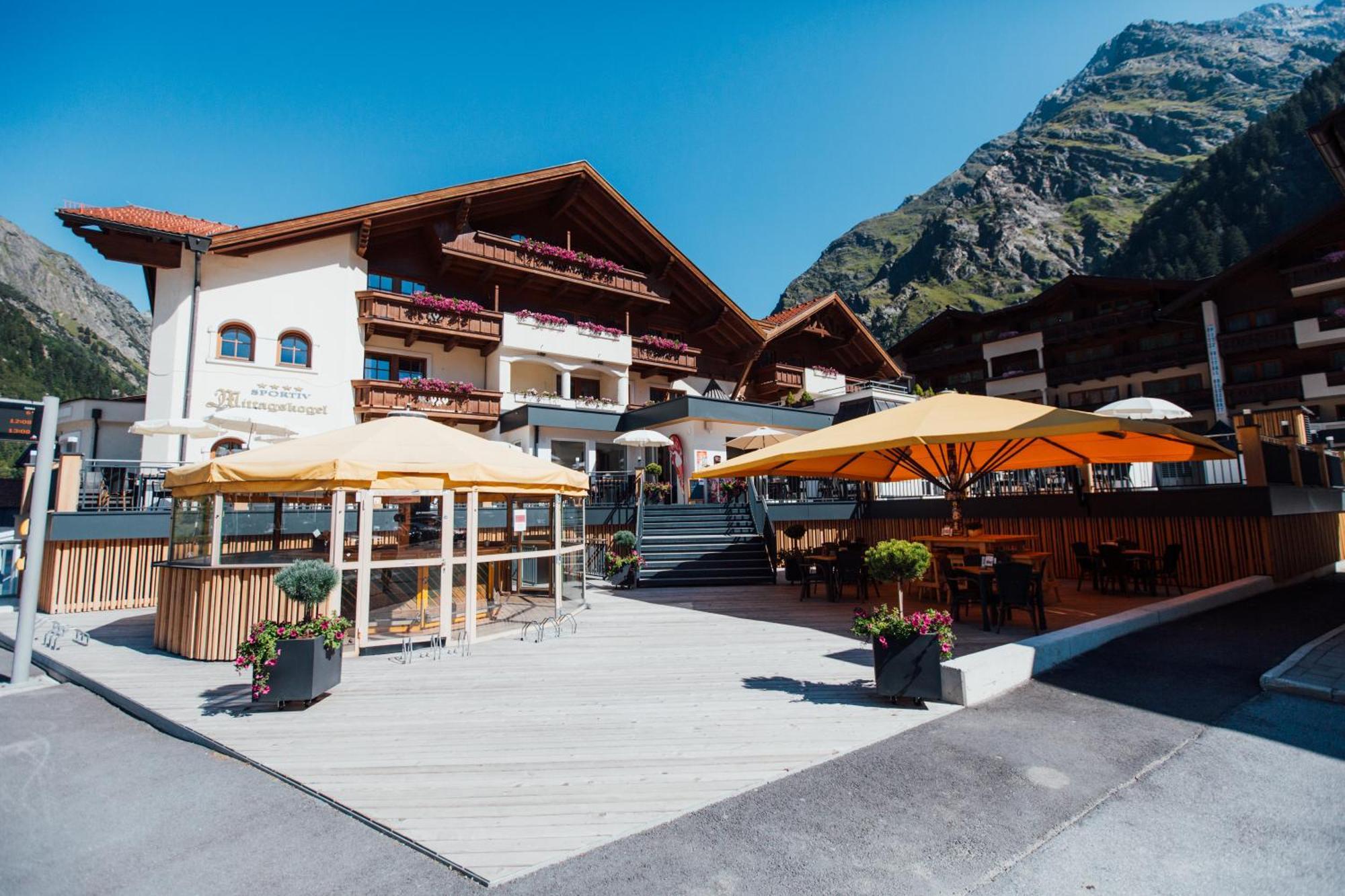 Hotel Mittagskogel Pitztal Sankt Leonhard im Pitztal Eksteriør bilde